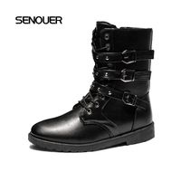 Kaufen Sie im Großhandel Schwarze Schnalle Motorrad Stiefel Kaufen Sie im Großhandel Schwarze Schnalle Motorrad Stiefel