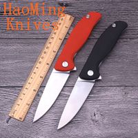 Wholesale Outdoor survival practical hand tool D2 blade ABS plastic handle ball bearings flip tactical folding knives hunting camping gift Kitchenware
