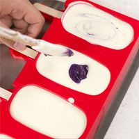 STAMPO PER COPERTURA GELATO IN SILICONE 1PZ ICE CREAM STAMPI GELATO CASA