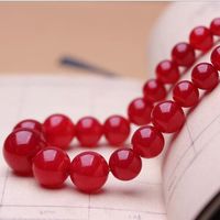 Wholesale Red chalcedony tower chain natural crystal necklace charm China