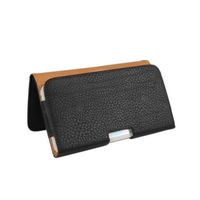 Wholesale Universal Belt Clip PU Leather Waist Holder Flip Pouch Case for Oukitel C9 C5 Pro