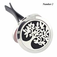 Wholesale 316L stainless steel magnetic car diffuser mm perfume locket plain face aromatherapy locket car air freshenner with pads