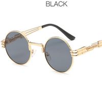 Wholesale 2021 Optical Round Metal Sunglasses Men Women Glasses Retro Vintage Sunglasses with cheap price