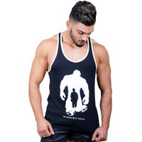 Wholesale Brand Men Tank Top Tees Shirts T Shirt Sleeveless Cotton Casual Stringer Singlets Fitness Bodybuilding Undershirt Muscle Size S XL