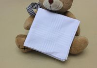 Wholesale 100 cotton handkerchief high quality cm men Square handkerchief full white men hanky pocket squares c184