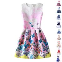 Rainbow Girls Handkerchief Dress for Ages 8-12yrs Great for Summer /& Xmas Day
