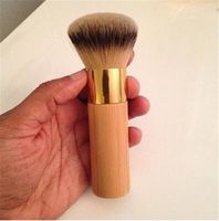 Wholesale Hot Brand Makeup foundation brush Dense Soft Synthetic Hair Flawless Finish Powder Brush DHL