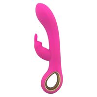 Wholesale Echargeable Rabbit Vibrator Dildo Soft G Spot Vibrator USB Clitoral Stimulator Waterproof Adult Sex Toy for Women