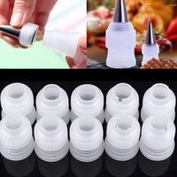 Wholesale Bakeware set Pastry Icing Piping Couplers Plastic Baking Cake Decorating Icing Bags Tips Nozzles Adaptor Tools