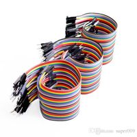 120 Stück Dupont Draht Jumper Kabel Für Arduino Brotschneidebrett Stecker//Buchse