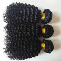 Wholesale Peruvian Brazilian human hair best quality inch Kinky Curly hair weft A grade cheap factory price Mongolian Indian remy Hair extension