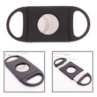 Wholesale Double Blades Stainless Steel Cigar Cutter Cigar Scissors Pocket Gadget Knife Smoking Guillotine Tool Accessories types