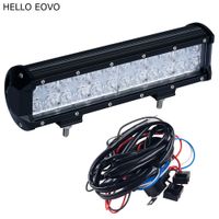 Wholesale HELLO EOVO D inch W LED Work Light Bar for Tractor Boat OffRoad WD x4 Truck SUV ATV Spot Flood Combo Beam V v