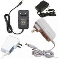Wholesale 1A A Power Supply AC V To DC V Adapter Plug For Strip LED with EU US plug