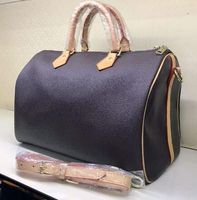 Wholesale New fashion Brand Lady Real oxidizing Leather speeds cm cm cm handbag with shoulder strap purse tote bag