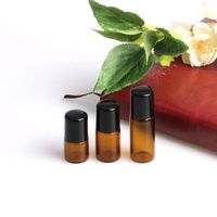 Wholesale Factory Directly ML ML ML Glass Roll On Bottle Essential Oil Bottle Glass Vials with Roller Ball Perfume Glass Bottles