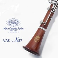 Wholesale High Quality VIBRE VAS K87 Keys Handmade Redwood Clarinet B Flat Silver Plated Button With Cleaning Cloth Woodwind Musical Instrument