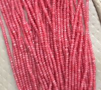 Wholesale Sales promotion x4mm pink faceted rondelle gems beads quot
