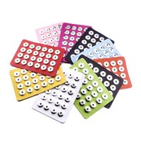 Wholesale Noosa MM Snap Button Display Colors Black Leather Snap Display for Chunks Snap Jewelry Display Holder