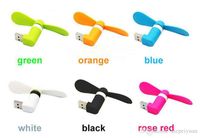 Wholesale DHL Portable Large Wind Mute Mini USB Cooling Fan For iPhone s c plus s s plus For Samsung Android Phone A USB