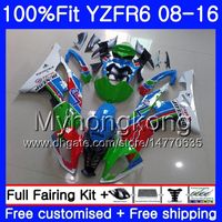 Wholesale Injection For YAMAHA hot sale blue YZF R6 YZF YZFR6 HM YZF R YZF600 YZF R6 Fairings