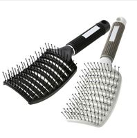 Wholesale Professional Combs Nylon Tangle Hair Brush Round Detangle Hair Brush Hairdresser Comb Wet Curly Detangle Hairbrush