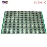 Wholesale 100pcs DC5V DC V WS2811 Circuit Board PCB Square Making WS2811 LED Pixel Module IC Chip Light Lighting tape