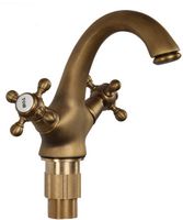 Wholesale Single Basin Double Faucet Bathroom Sink For Resale