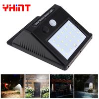Wholesale Solar led light outdoor lighting solar lamps with leds solar wall light with motion sensor motion lead wall light Auto On Off Function