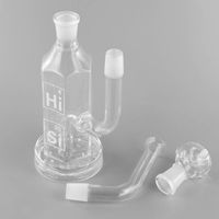 Wholesale Hi Si hookah bong inches Oil rig pipe bongs mm male Joint for smoking Bowl with built in glass screen