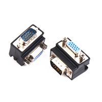 Wholesale Special Offer of PIN Male To Female Degree Right Angle VGA Adapter D SUB Connector
