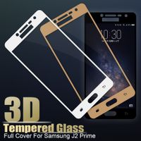 Wholesale 3D Full Cover Tempered Glass for Samsung Galaxy J2 J7 J5 SM G532 G570 G610 Prime Glass H Anti Shatter Full Screen Protector Film