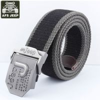Wholesale AFS JEEP Brand Mens Belt Luxury Belts Designer Belt Men Military Men s Jeans Belts Outdoor Canvas Man Masculino Cinturones