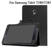 Wholesale PU Leather Cover for Samsung Galaxy Tab A T380 T385 SM T385 Tablet Stand Case Folio