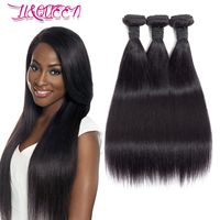 Wholesale Silky Peruvian Vigin Hair Straight Peruvian Human Hair Weaves Unprocessed Peruvian Hair Double Weft High Quality A From Li Queen
