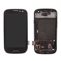 Wholesale Super AMOLED LCD Screen for Samsung Galaxy S3 l9300 LCDDisplay Touch Digitizer Assembly Copy Light Good quality