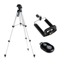 Wholesale OOTDTY Aluminium Camera Stand Tripod Holder Remote Bluetooth Control For Iphone S S