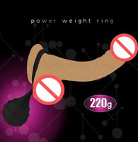 Wholesale New Arrival Silicone Sex Products Creative Power Weight Rings Sex Toys Cock Ring With Penis Training Ball