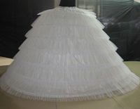 Wholesale Brand New Big Petticoats White Super Puffy Ball Gown Underskirt Hoops Long Slip Crinoline For Adult Wedding Formal Dress