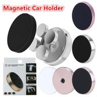Wholesale Universal Stick Magnetic Car Holder Mini Cell Phone Car Flat Mounts With Retail Package For iPhone mini pro X XS MAX