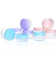 Wholesale NEW Jars Pot Box Nail Art Cosmetic Bead Storage Makeup Cream bottle Portable Travel Container Refillable Empty g clear round