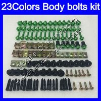 Wholesale Fairing bolts full screw kit For HONDA VFR400RR NC30 VFR400 RR Body Nuts screws nut bolt kit Colors