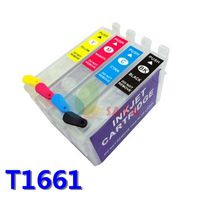 Wholesale T166 Refillable ink cartridges For Epson Expression ME ME Printer ink with reset and permannt chip