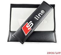 Wholesale Car Stickers Safety belt Case For Audi S Line SLine A1 A3 A4 B6 B8 B5 B7 A5 A6 C5 C6 S3 S4 S5 S6 S7 Auto Emblems Car Styling