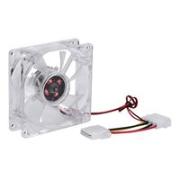 Computer PC Fan 80mm With LED 8025 Silent Cooling Fan 12V LED Luminous Chass GL