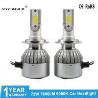 Wholesale 2Pcs H4 LED H7 H11 H8 HB4 COB S2 Auto Car Headlight W LM High Low Beam Bulb All In One Automobile Lamp K