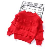 maglione rosso bambina