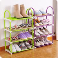 Wholesale Daily Supplies Plastic Shoe Rack Durable Convenient Storage Holder With Handle Design Shoes Stand Hot Sale oc dd