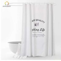 Red Christmas ball Shower Curtain Bathroom Waterproof Fabric /& 12Hooks 71*71inch