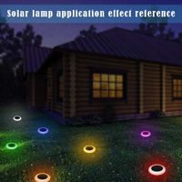 Wholesale Outdoor Solar Power Color Changing LED Garden Landscape Path Pathway Lights Lawn Lamp Waterproof Solar Panel Light